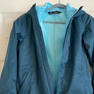 UnderArmour Cold Gear 3 in 1 Teal Jacket Size S